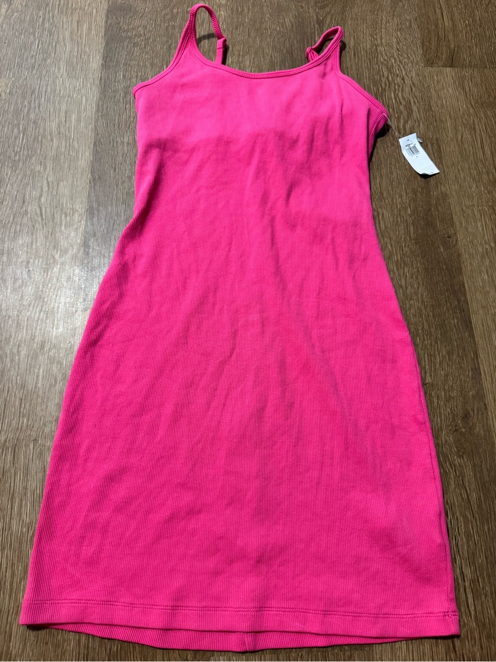 Old Navy Midi Bodycon Ribbed Dress Pink Size Small